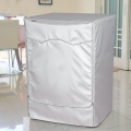 Silver Washing Machine Cover Waterproof Washer Cover For Front Load Washer/Dryer Dustproof Washing Machine Cover