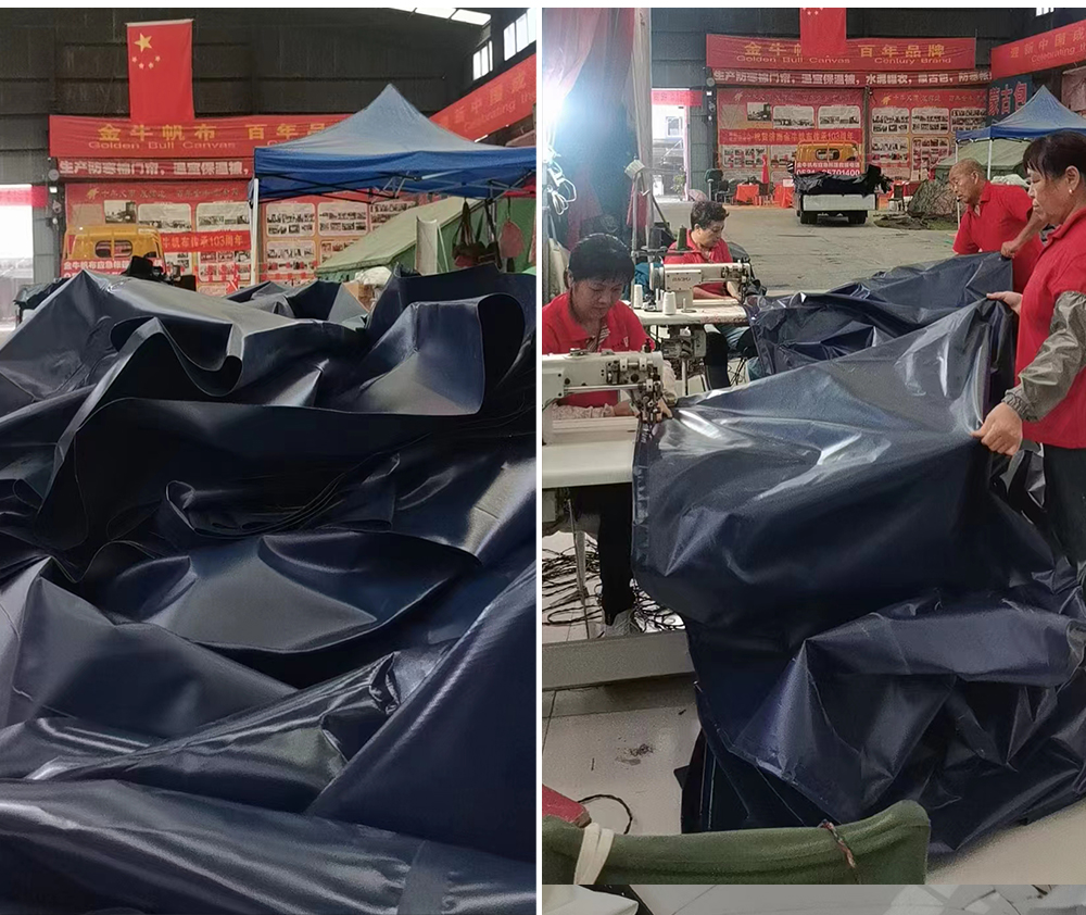 Rainproof tarpaulin