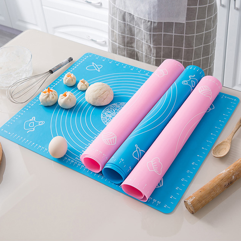 64x45cm Silicone Mat Pastry Kneading Boards Silicone Baking Mats for Rolling Dough Macaroon Baking Sheet Kitchen Baking Tool