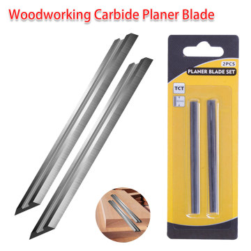 Portable Carbide Planer Blade Reversible Wood Planer Knife for Woodworking Machinery Parts Electric Planer Blade 82x5.5x1.2mm