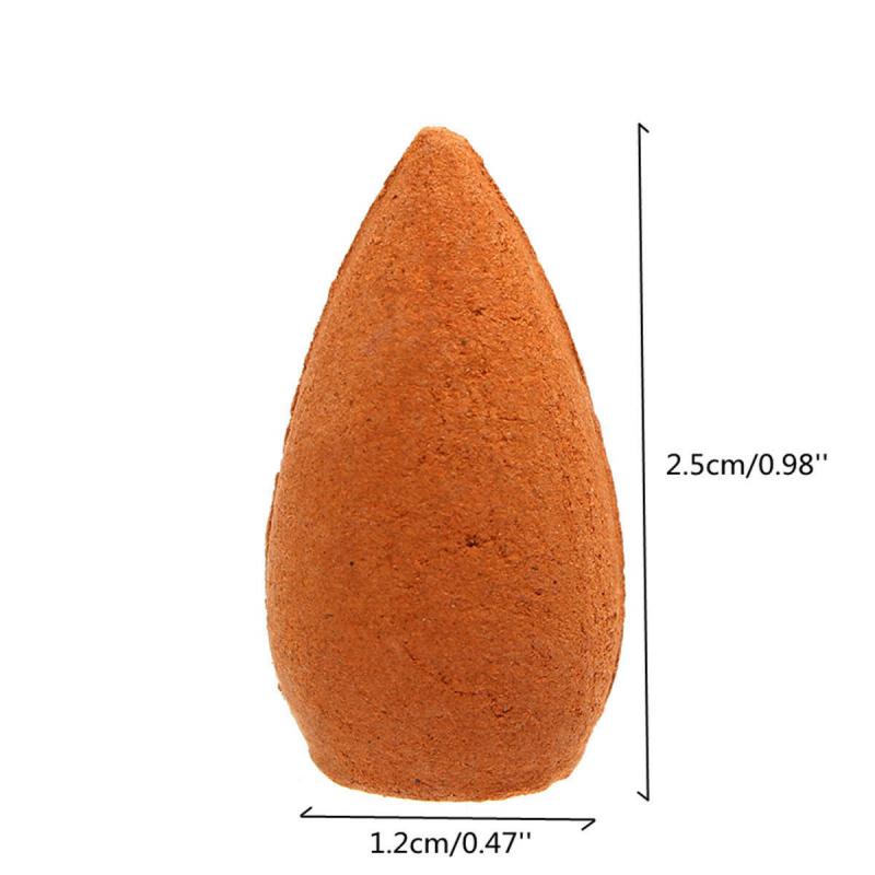 30/50pcs Household Natural Reflux Tower Incense Bullets Backflow Incense Mint Wormwood Flower Fragrant Reflux Aromatherapy Cones