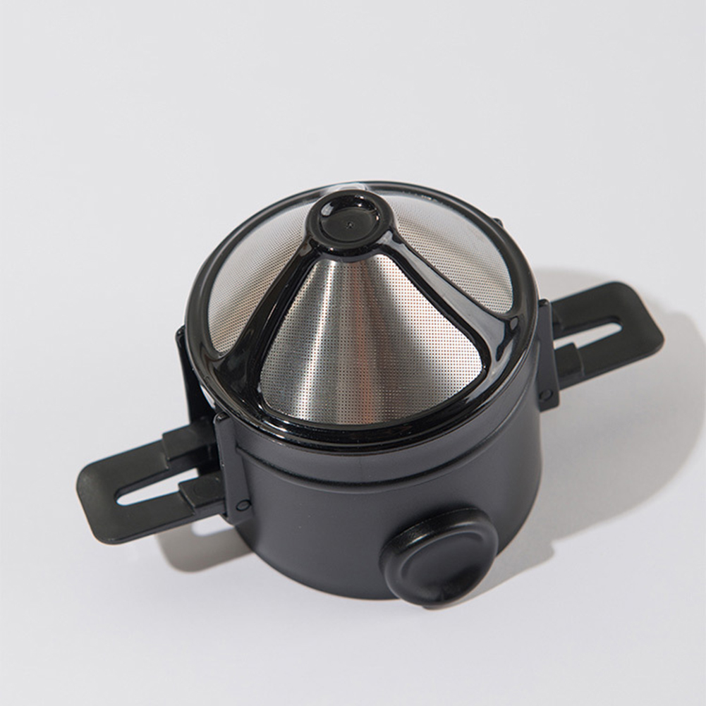Useful Coffee Filter Portable 304 Stainless Steel Drip Coffee Tea Holder Funnel Baskets Reusable Tea Infuser Coffee Dripper