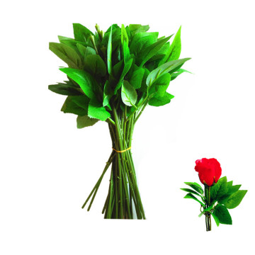 5pcs/lot Flower Stems Green Wire Artificial Flowers Heads Accessory Florist Craft DIY Silk Flower Stems for Wedding Decoration