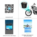 Motorcycle Bluetooth Tire Pressure Monitoring System TPMS Mobile Phone APP Detection High Sensitivity External Sensor