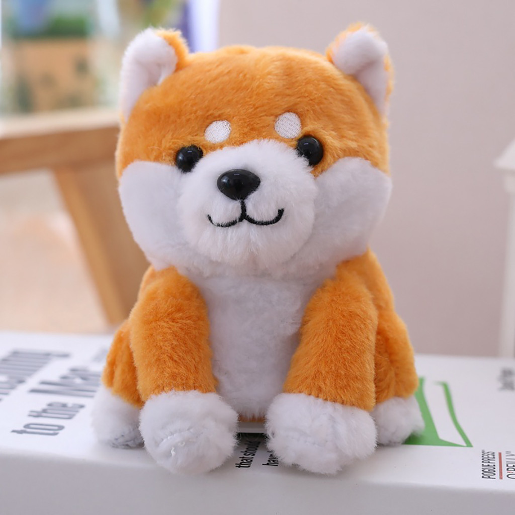 2021 Cute Speak Talking Sound Record Talking Shiba Inu Mimicry Pet Plush Toy Gifts For Kids Baby Kids Children Electronic Plush