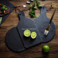 Natural Slate Dishes Solid Rectangle Stone Sushi Steak Barbecue Plate Cheese Pizza Flat Fruit Plate