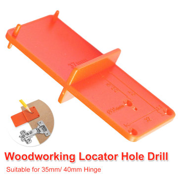 Hole Drilling Guide Locator Suit 35mm/ 40mm Hinge Hole Opener Template Door Cabinets DIY Tool For Woodworking Tool
