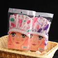 Family Thickened Waterproof And Oil Fume Cap High-grade Frosted Printed Lace Shower Cap Waterproof Thicken Elastic Women Spa