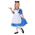 Alice in Wonderland Kids Girls Fancy Dress Maid Lolita Cosplay Costume Adult Women Halloween Party Fancy Dress Up Outfits Set