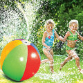 Summer Funny Game Water Play Equipment Jet Ball Inflatable PVC Spray Beach Ball Party Lawn Toy Ball Water Outdoor Indoor Garden