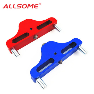 ALLSOME Aluminum Alloy Woodworking Center Finder Line Measuring Marking Gauge Scriber Scribing Tool Woodworking