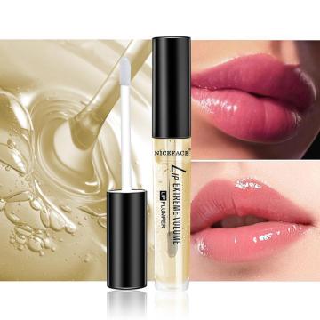 Yellow Translucent Volume Lip Plumper Gloss Moisturizer Transparent Lip Gloss Oil Plump Big Sexy Lip Lips Gloss Waterproof M8W9