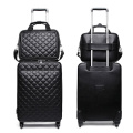 Carrylove 16"20"24" Women Carry On Rolling Luggage Set Leather Travel Trolley Suitcase On Wheels