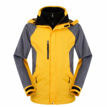 Outdoor Winter Men Women Soft shell 3 in 1 Jacket Camping Hiking Waterproof Jacket Windproof Ski Thermal Soft shell Jacket