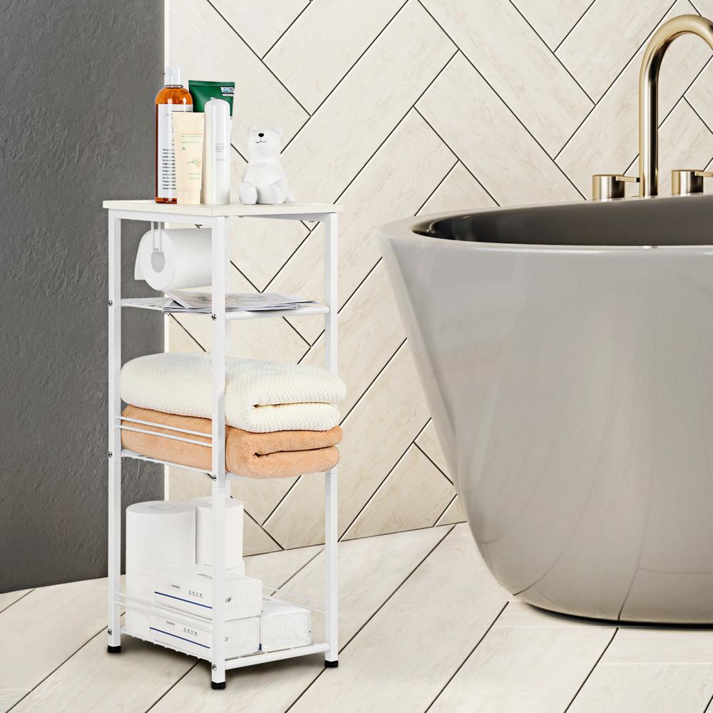 4-Tier Storage Shelves Standing Shelving Units and Storage