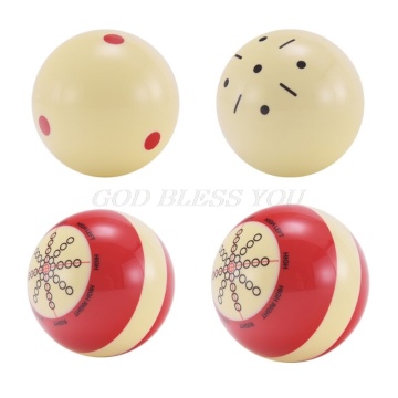 Durable Resin Billiard Practice Training Pool Cue Ball Snooker Training Balls Cueball 52/57mm Table Ball Drop Shipping