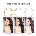 6.3''/10.2'' Camera Studio Ring Light With Stand Video LED Beauty Ring Light Photography Dimmable Ring Lamp+Tripod for Selfie