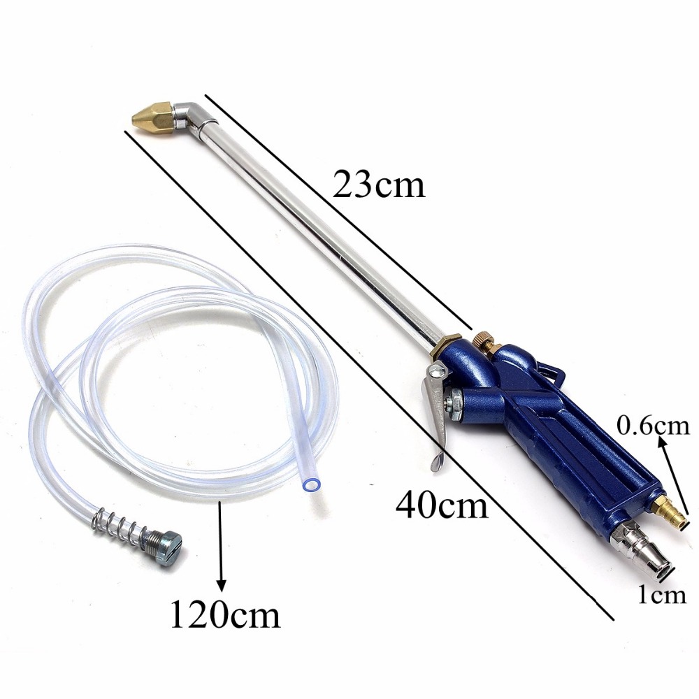 400mm Car Auto Water Cleaning Gun Engine Oil Cleaner Tool Pneumatic Tool with 30cm Hose Machinery Parts Alloy Engine Care