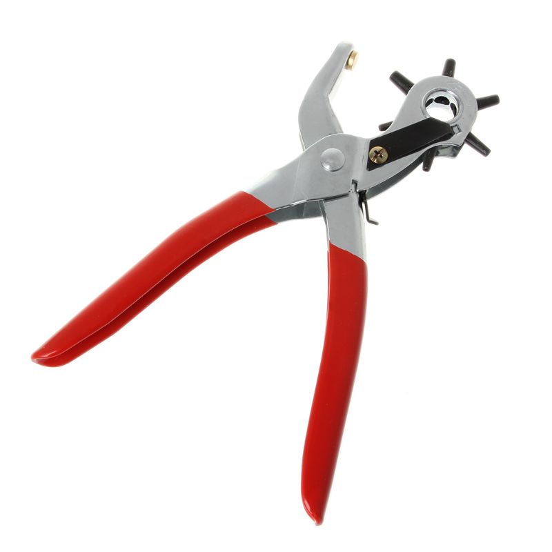 Leather Belt Hole Punch Drill Plier Eyelet Sewing Machine Leathercraft Household Bag Tool Strap For Home Use qiang