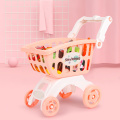 Baby Kids Simulation Mini Shopping Cart Toys Supermarket Folding Trolley Handcart Funny Toys Kids Toys Storage Basket