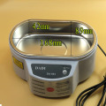 Double Powers Ultrasonic Jewelry Cleaner Bath for Watches Contact Lens Glasses Denture Teeth Electric Makeup Brush Cleaner