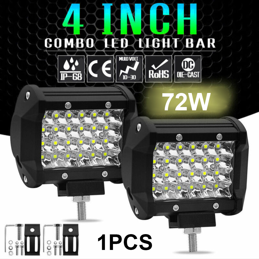 1pcs Car lights Truck Boat 72W 4 Inch Spotlight Replacement Lamp Parts