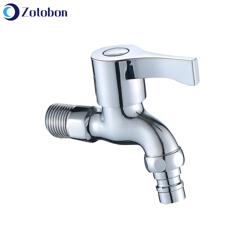 ZOTOBON Wall Mount Washing Machine Mop Faucet Multi-function Outdoor Balcony Water Tap Garden Watering Laundry Bibcock Taps H282