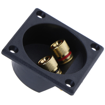 Car Stereo Speaker Box Terminal Round Spring Cup Connector Subwoofer Plug
