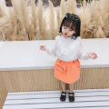 2020 Spring New Girls Skirt for Children Fashion Zippered Pocket 2 Color Baby Skirts