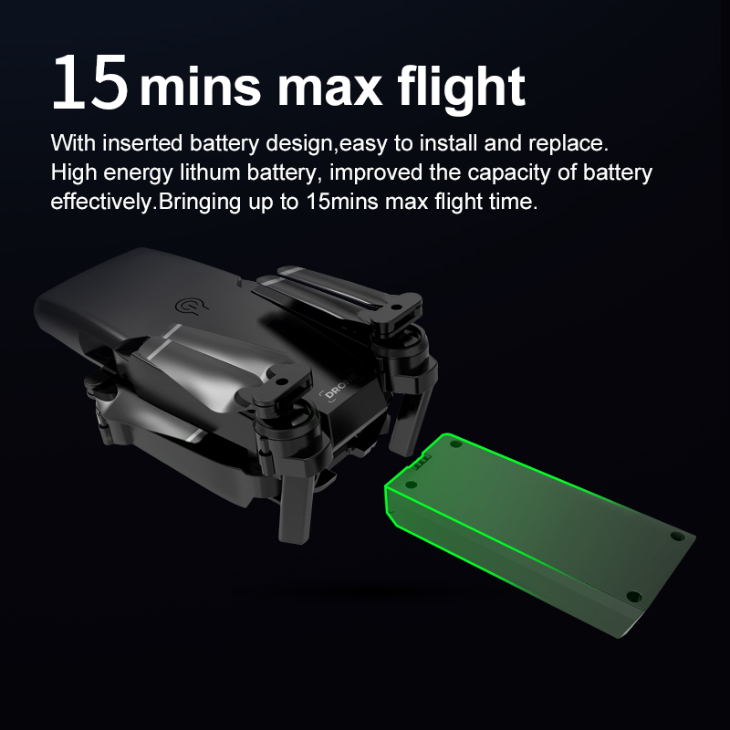 2020 new S8 drone 1080P 4K HD optical flow dual camera, WIFI FPV real-time transmission foldable four-axis RC aircraft toy