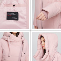 GASMAN 2020 Thick down parkas women's winter jacket hooded Fashion brand women coat Female quality Mid-length warm coats new 007