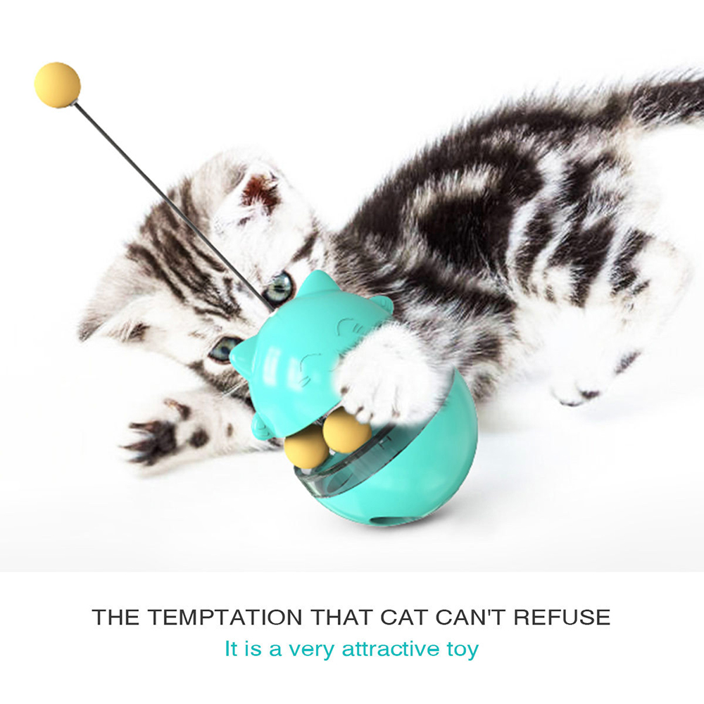 Cat Toy Interactive for Cats Products for Pets Tumbler Cat Toy Ball for Cat Kitten Kitty Pet Supplies Leaking Food Training