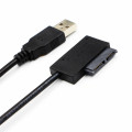 35CM USB 2.0 To Mini Sata II 7+6 13Pin Adapter SATA To USB 2.0 Converter Cable For Notebook Optical Drive Line For HDD Drive