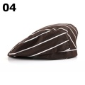 12 Colors Striped Chef Hat Hotel Uniform Cooking Hats Catering Restaurant Hat Working Wear Hat Casual Soft Caps 56-58cm
