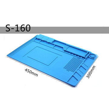Silicon Soldering Mat Work Pad S160 S150 S140 S130 S120 S110 Insulator Pad For BGA Soldering Station Repair Insulation Pad Tools