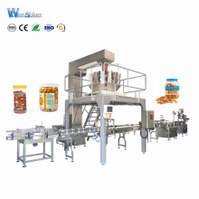 Biscuit Wafer Biscuit Bottle Jar Bottle Glass Filling and Packaging Machine