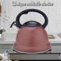 Red Durable Color Stainless Steel Whistling Water Kettle