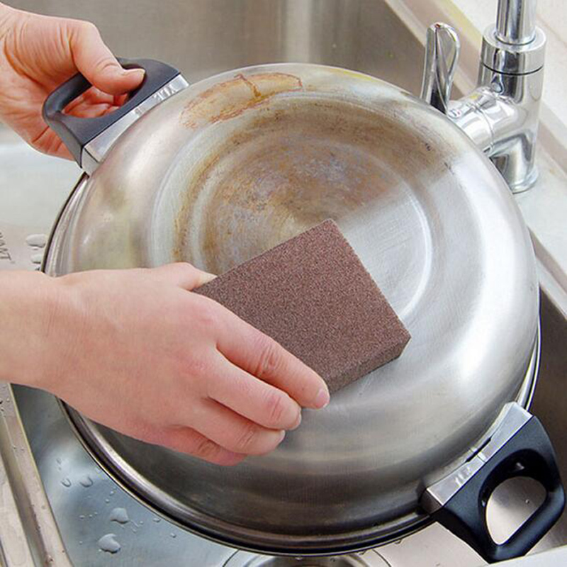 1/5/10Pcs Carborundum Magic Sponge Brush High Quality Kitchen Home Rust Removing Cleaner Kitchen Cleaning Washing Tool Wholesale