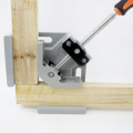 Aluminium Single Handle 90 Degree Right Angle Clamp Photo Frame Corner Clip Woodworking Vise Workbenches