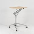 Aluminum Alloy Standing Laptop Desk Mobile Lifting Desk Workbench Speaker Table