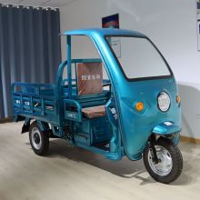 High speed semi-enclosed electric tricycle