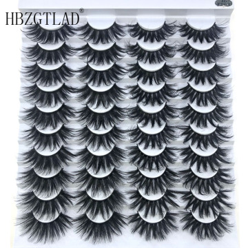 New 2/10/ 20 pairs natural false eyelashes fake lashes long makeup 3d mink eyelashes eyelash extension mink eyelashes for beauty