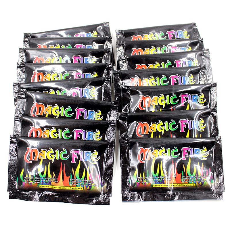 600g Mystical Fire Coloured Magic Flame for Bonfire Campfire Party Fireplace Flames Powder Magic Trick Pyrotechnics Toy