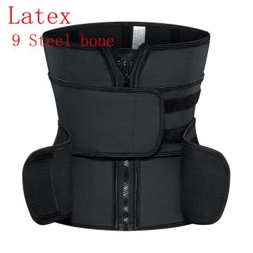 Latex Waist Trainer Neoprene Sauna Corset binders shapers women Body shapewear Slimm reducing belt underwear Modeling strap faja