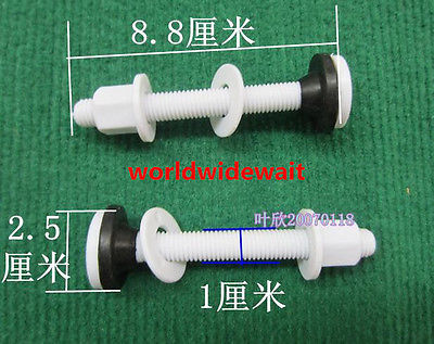 Old Type Separate Toilet Tank Flush Lever Handle (Front) & Inlet Drain Valve Set