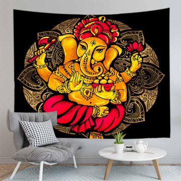 Indian Tapestry Wall Hanging Beach Blanket Mandala Tablecloth Ganesha Walls Hang Tapestries Home Textile