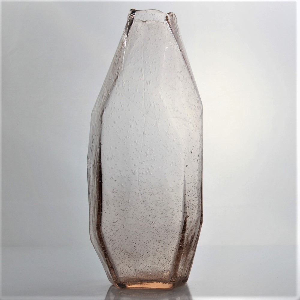Geometric Large Tall Glass Vases