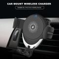 15W 10W Auto Gravity Car Mount Wireless Charger Qi Fast Charging Phone Holder Cell Stand Support For IPhone 11Pro XS XR X 8