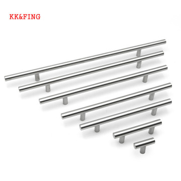 KK&FING 50-350mm T Bar Stainless Steel Cabinet Handles Diameter 10mm Kitchen Cupboard Door Pulls Drawer Knobs Furniture Hardware