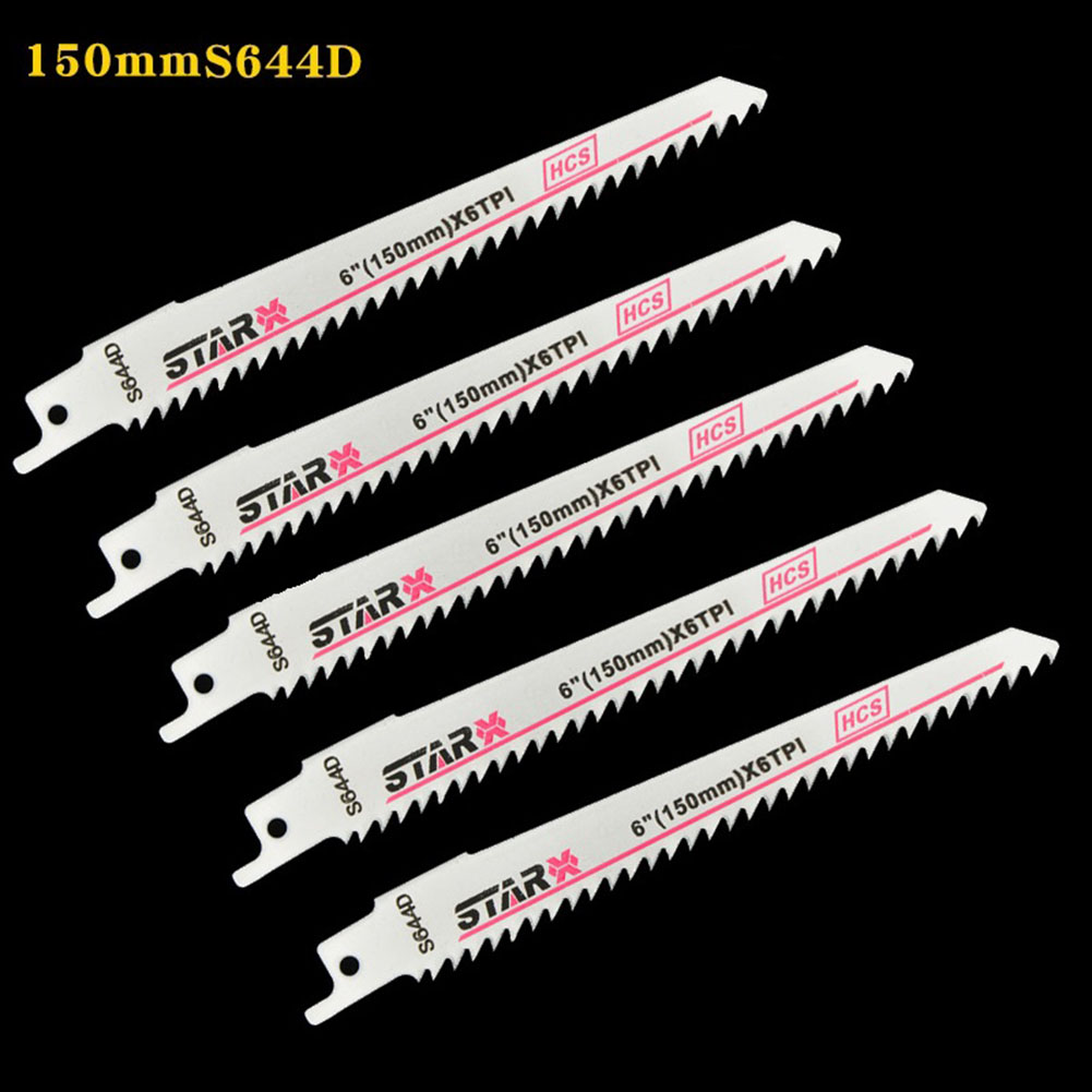 10Pcs Reciprocating Saw Blades Cutters For Wood Cutting Woodworking Tool S644D & S1531L Saw Blades For Makita/Dewalt/Bosch